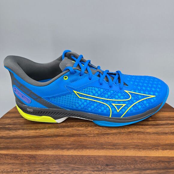 Mizuno Wave Exceed Tour 5 Shoes Men's 10.5 Jet Blue Tennis Court Sneakers - Picture 1 of 9